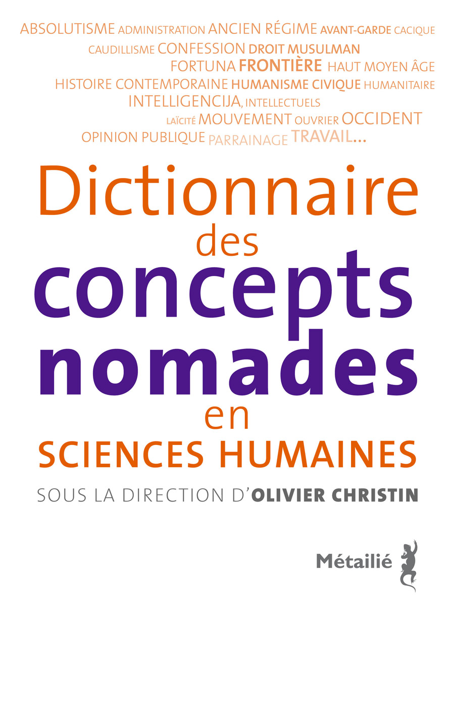 Dictionnaire Des Concepts Nomades En Sciences Humaines - 